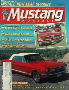 MUSTANG MONTHLY 1987 FEB - K-CODES, IMSA GTO